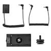 NP-F970 F750 Battery Plate Holder Adapter + FZ100 Dummy Battery Coupler Compatible with Sony