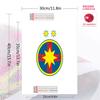 FCSB Bucuresti Pattern  3pcs 100% Round Full Drill 5D DIY Diamond Painting Embroidery Cross Stitch Rhinestone Décor