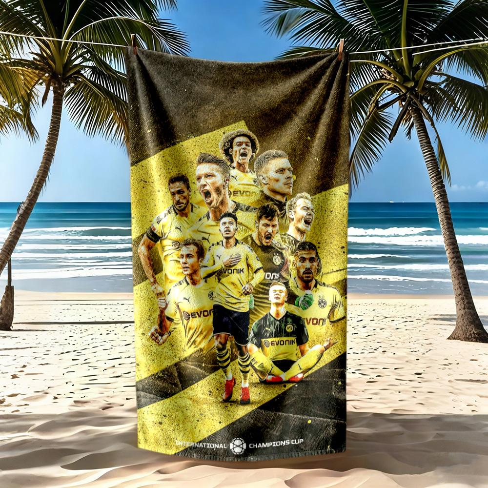 Borussia Dortmund Beach Towel Soft Durable Quickdry Comfortable Lightweight Suitable For Sports Travel Swimming Yoga Bathroom Beach And Pool