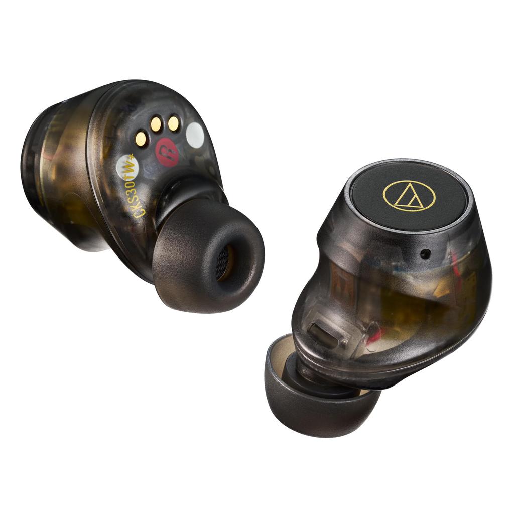 Wireless Earphones with Skeleton Design Audio-Technica ATH-CKS30TW+(TBK) Noise-Canceling