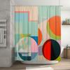 Colorful Modern Bathroom Shower Curtain Waterproof Decor for Home Decorations Various Sizes Available