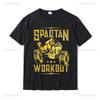 Spartan Training Gym Team or Sparta Weightlifting Premiumprinted T-shirt Tops Personal