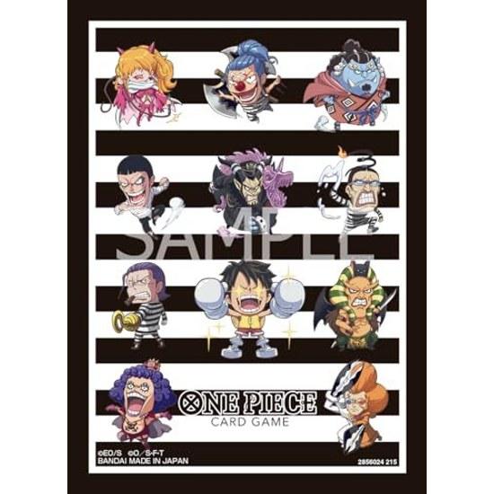 BANDAI ONE PIECE Card Game Official Sleeves 15 (Assorted 4 Types)