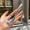 Hammer Spoon Stainless Steel Home Business Dining Scoop High Appearance Level Retro Soup Spoon Dessert Scoop Kitchen Tableware