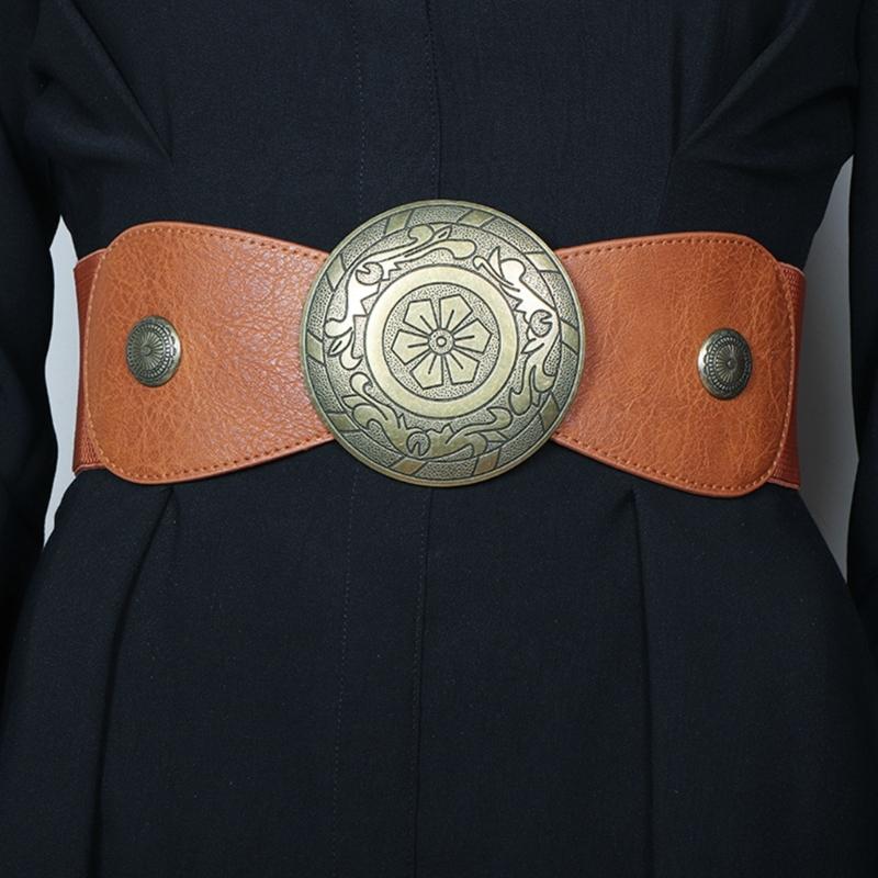 Erwachsener Elastischer Ösen-Design Taillengürtel Verstellbarer Übertriebener Persönlichkeits-Taillengürtel für Männer Jugendliche Mantel Jeans