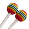 2 Pcs Kids Drumsticks Bright Color Pleasant Sound Plastic Hand Percussion Drum Stick for Music Education Entertainment