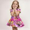 Girls Cute Paw Patrol Sundress Summer Casual Loose Beach Dress Cartoon