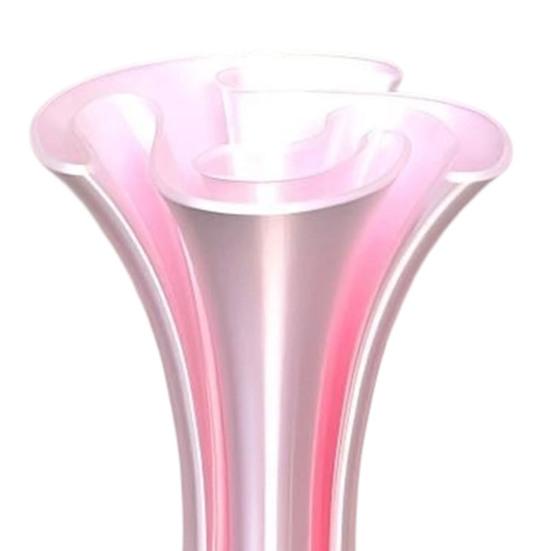 Eco Friendly PLA Vase Modern 3D Printed Vase, Artistic Flower Elegant Living Room Decoration Table Centerpiece for Artificial Plants, Fresh