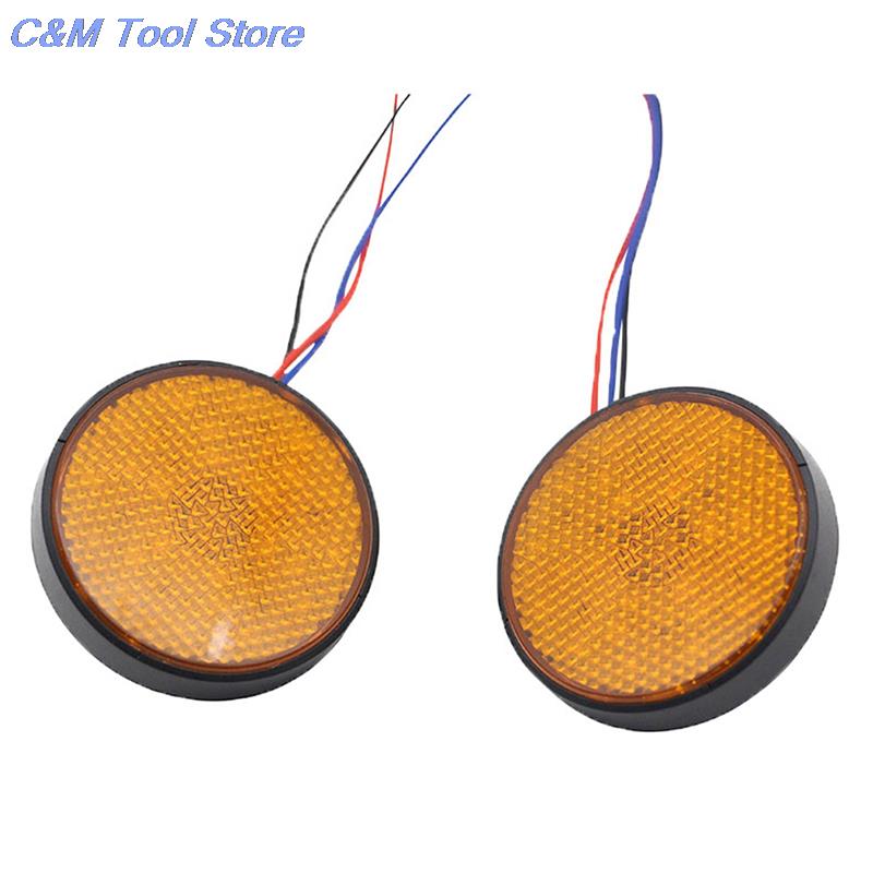 1pcsMotorcycle 24 LED Brake Stop Warning Reflector Light Rear Tail Marker Lamp For All Models Motorcycles Bicycle Car Scooter