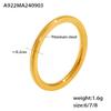 Anillo de Diamante Elegante y Sencillo para Apilar para Mujer