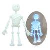 Halloween Skeleton Refrigerator Magnet 3D Printed Poseable Skeleton Figurine with Movable Joints Articulated Skeleton Fridge Magnetic Decoration