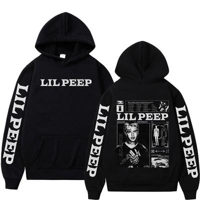 Rapper Lil Peep Hellboy Crybaby Hoodies Herren Damen Hohe Qualität Langarm Sweatshirts Mode Übergroße Pullover Streetwear