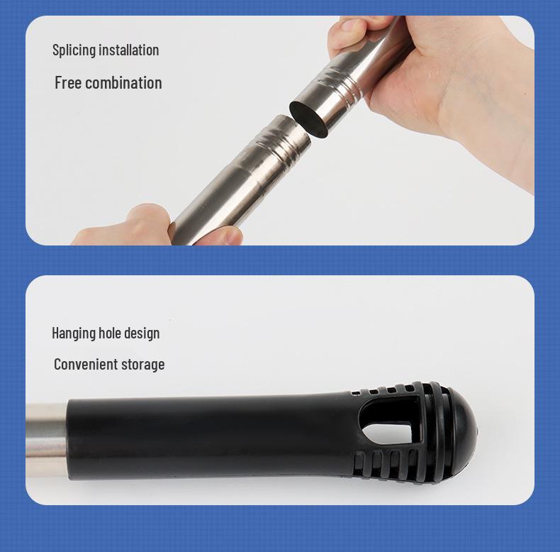 Extra Large Outdoor Hard Bristle Broom for Yard, Courtyard, and Garden Sweeping