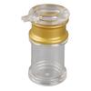 Acrylic Transparent and Gold Oil Bottle Liquid Seasoning Pot Soy Sauce Vinegar Pot Kitchen (S)