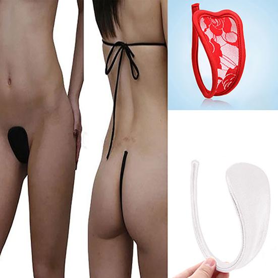 Sexy Frauen unsichtbare Unterwäsche Open Back Knickers C-String Tanga Nachtwäsche