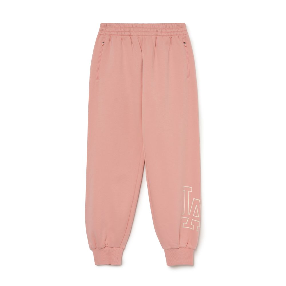MLB Los Angeles Dodgers Knitted Sweatpants Unisex Pink 3APTB0736-07PCS L