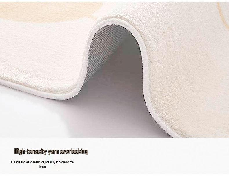 Kreskówkowy Panda Mata Łazienkowa Chłonna Woda - Sztuczny Kaszmir, Odporna na Plamy, Idealna do Toalety, Przedpokoju lub Sypialni.