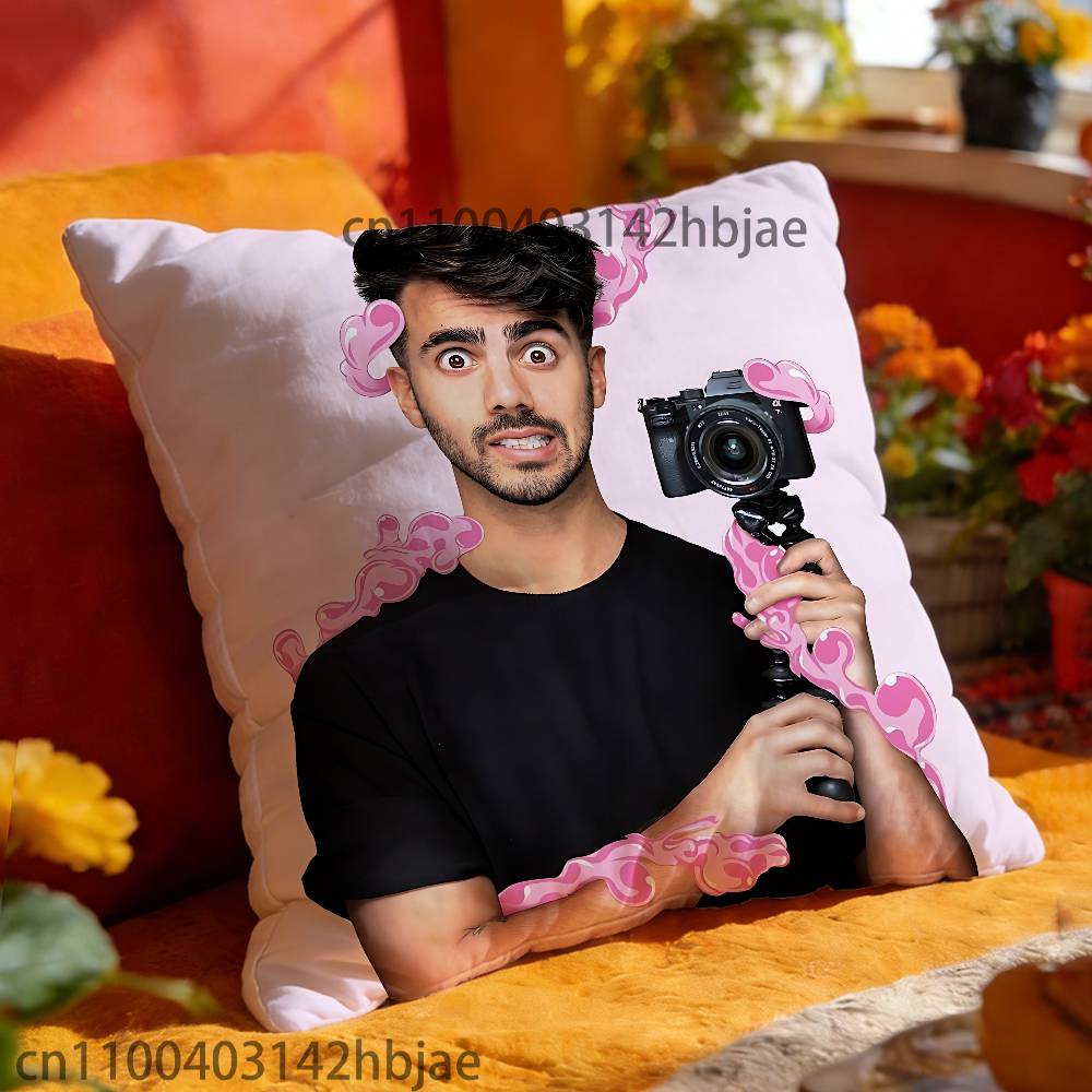 F-Fede V-Vigevani Pillow Case Print Polyester Fiber 40X40 Cm Home Sofa Throw Cushion Cover Decoration