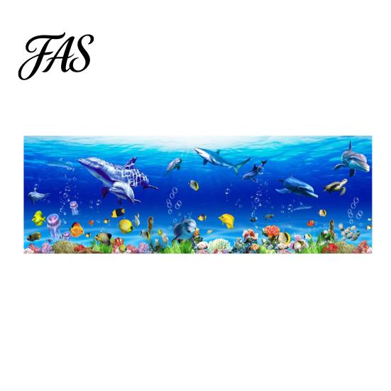 Sticky Sea World Stickers Vivid PVC The Under Tilessticker Wall Decals for Kids Room Bedroom Nursery Gifts