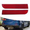 Red Faceted Rear Marker Lens Fog Light Assembly MR515740 MR515741 for the Stated Original Vehicle Mounting Position
