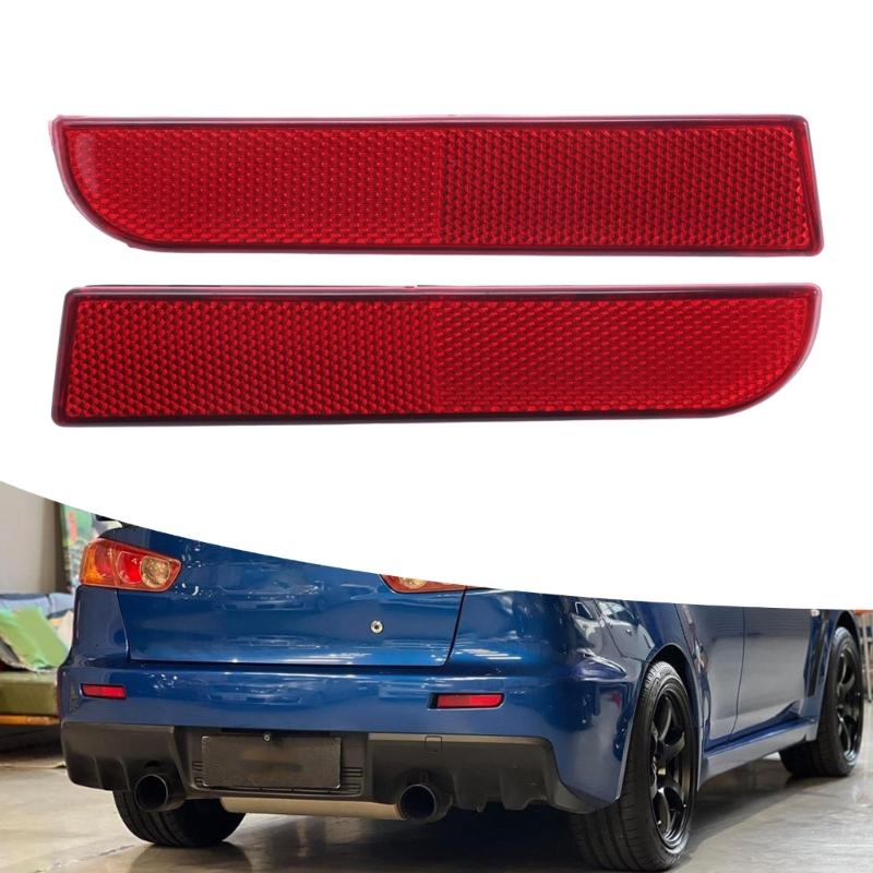 Red Faceted Rear Marker Lens Fog Light Assembly MR515740 MR515741 for the Stated Original Vehicle Mounting Position
