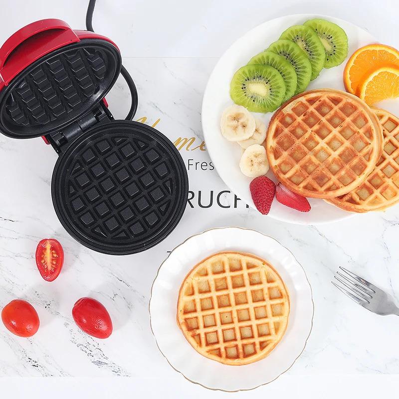 Electric Mini Waffles Maker Machine Kitchen Cooking Appliance for Kids Breakfast Dessert Pot Small Fried Eggs 110V/220V