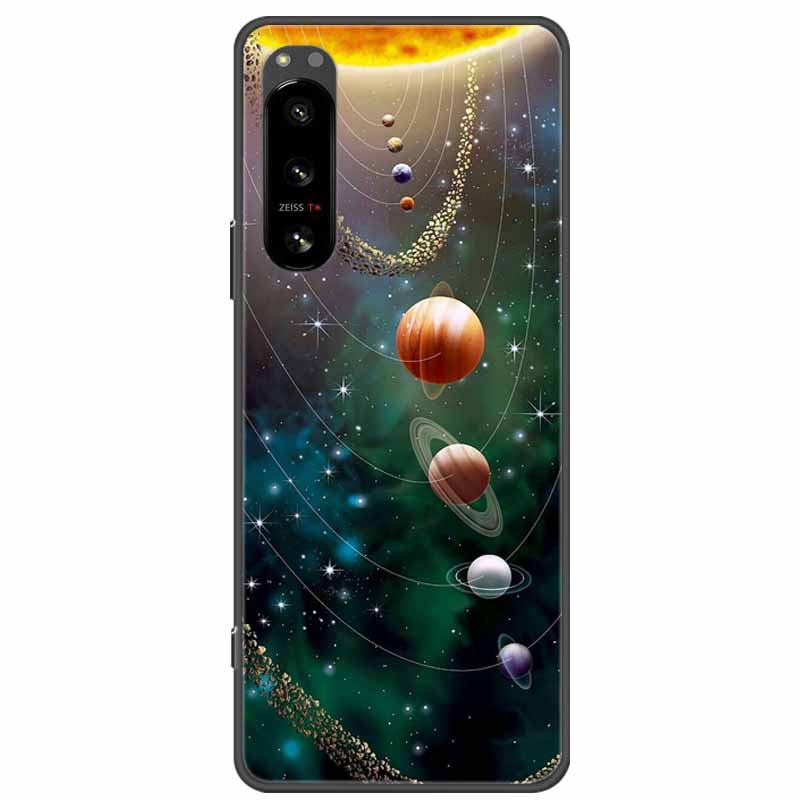 Pro Sony Xperia 5 / 5 II / 5 III Pouzdro TPU Měkký Silikon Nárazuvzdorná Pouzdra pro Sony Xperia 5 III Kryt Telefonu 5II 5III Vlk Lvi
