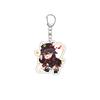 55MM Anime Genshin Impact Keychain Hu Tao Key Chain Acrylic Model Plate Christmas Gifts