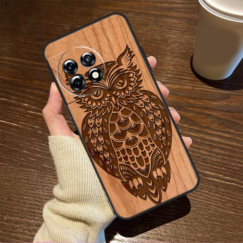 Turtle Elephant Dragon Wood For OnePlus Nord CE 5 2 3 4 Lite N20 N30 Case For OnePlus 13 12 11 9 13s 8T 10T 10R 12R 13R