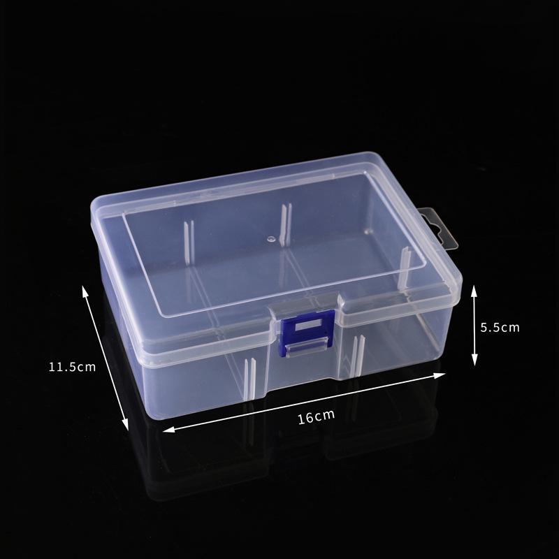 

Большой 6-секционный прозрачный пластиковый настольный ящик для хранения мелких аппаратных инструментов Large 6-grid (Empty Box) 80 pcs
