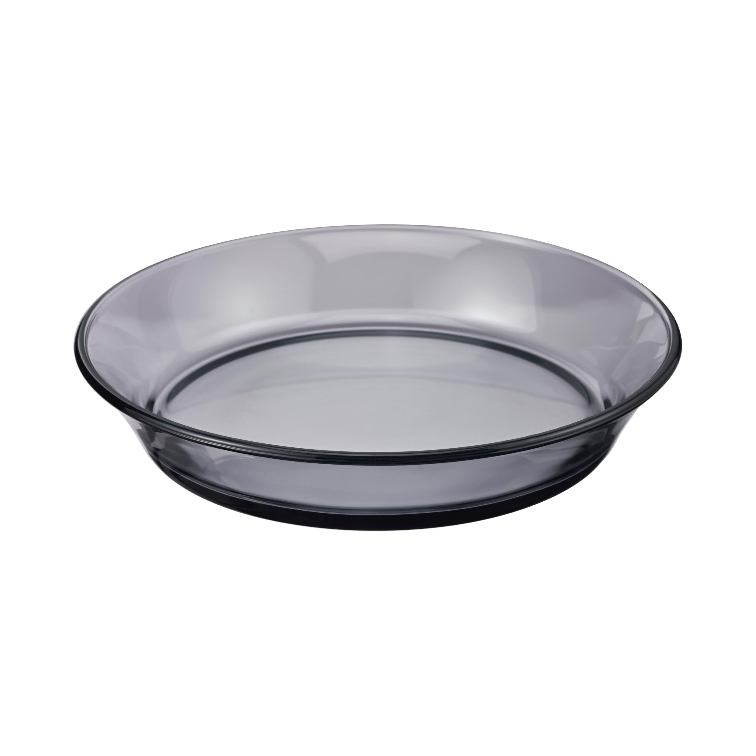 

HARIO COLORS Glass Rimmed Plate, Heat-Resistant, Microwave- and Dishwasher-Safe, HCRP-200-GR