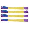 4pcs Recovery Alloy Wheel Securing Link Straps Trailer Transporter Yellow Purple