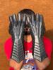 Medieval Silver Nazgul Gauntlets Unisex Steel Armor Gloves Crusader Costume
