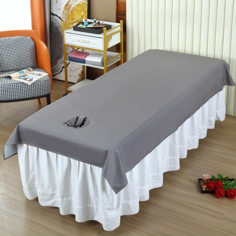 Waterproof & Oil-Proof Massage Bed Sheet with Face Hole - Anti-dirty, Large Size for Beauty Salon Therapy, Tuina, and Foot Treatments.