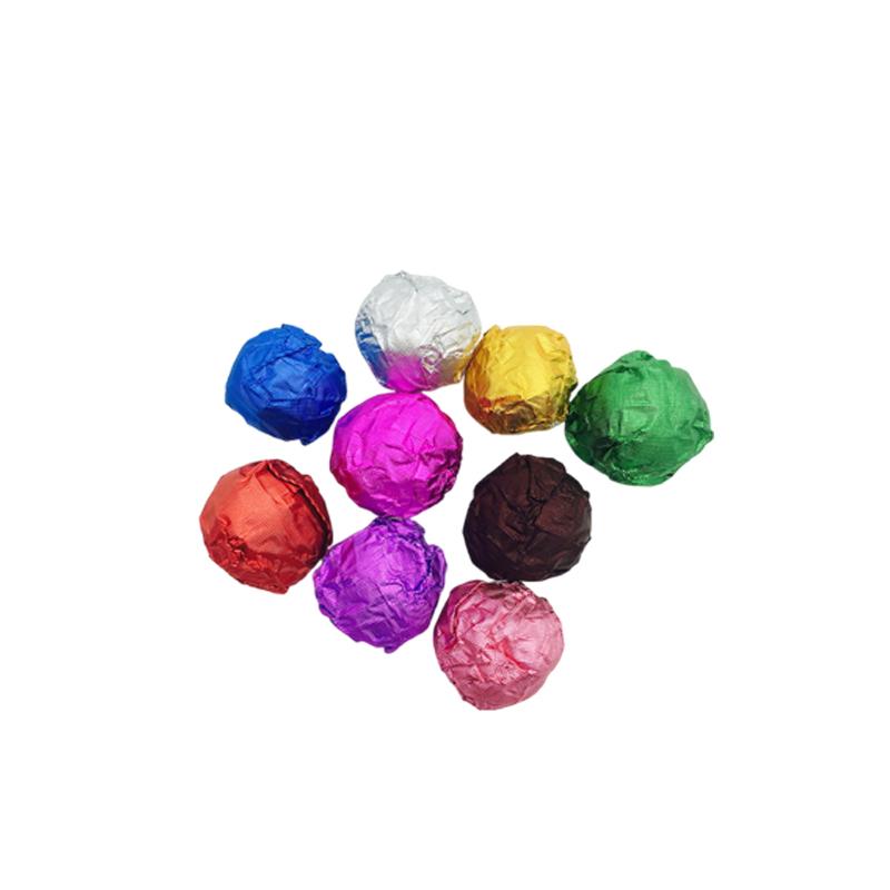 100Pcs 15X15Cm Aluminum Foils Wrapping Paper Sheets Foil Candy Package Paper Chocolate Wedding Party Candy Packaging