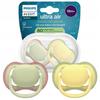 Orthodontic Pacifier - Philips Avent - Ultra Air Colors of Nature 18m+ - BPA-free Silicone