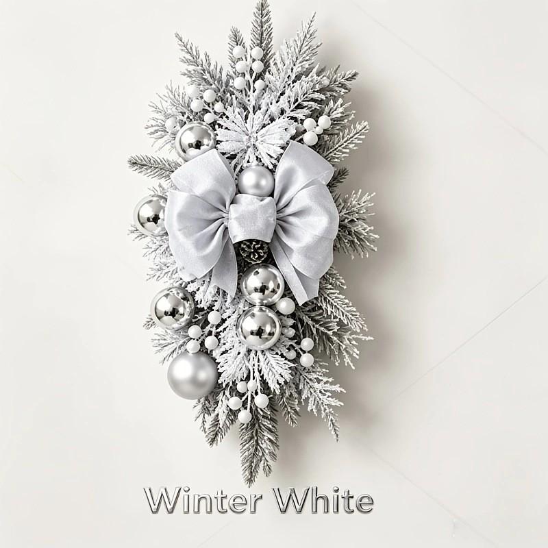 Christmas Stair Bow Ornament Nordic Home Decor New Party Atmosphere