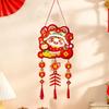 Handmade New Year Wall Pendants Traditional Fu Hanging Ornament  Living Room Decoration
