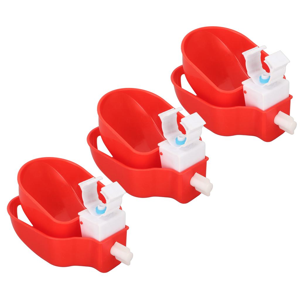 10pcs Automatic Chicken Waterer Cups Self Filling Poultry Water Feeder with Net for Chicks Duck