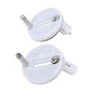 2 Pcs Toilet Seat Hinge Fixings Stainless Steel Toilet Seat Hinge Bolts Screws Kit Maintenance Accessories