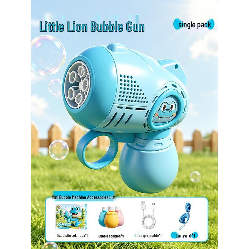 2026 Kids' Rechargeable Mini Bubble Gun - Automatic Handheld Toy for Boys & Girls