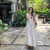 Women's Japanese & Korean Sleeveless Backless Summer Beach Dress: Loose Fit, Slimming Design