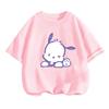 Summer New T-Shirt Children's Sanrio Fashion Casual Wear Boys and Girls Clothing