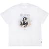 Levis X JJJJound Collaboration FW24 Letter Two Horses Logo Print Design Crew Neck Short Sleeve T-Shirt Unisex T-Shirt White 0002F0001