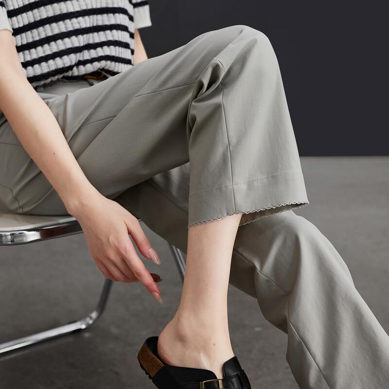 SOFSIL Women s High-Waisted Straight-Leg Ankle Pants 27/M