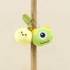 Mike Cute Monsters Inc Plush Keychain Orange Fruit Bag Decor Toy Collectible