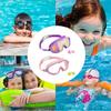 Kids Swimming Goggles for Boys & Girls (3-14 Years) - Big Frame HD View, Anti-Fog, No-Leak, Comfortable Silicone Swim Goggles