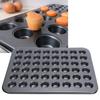 ZK50 48Cup NonStick Mini Round Cupcake Pan Tray Baking Mould Bakeware Cooking Accessory