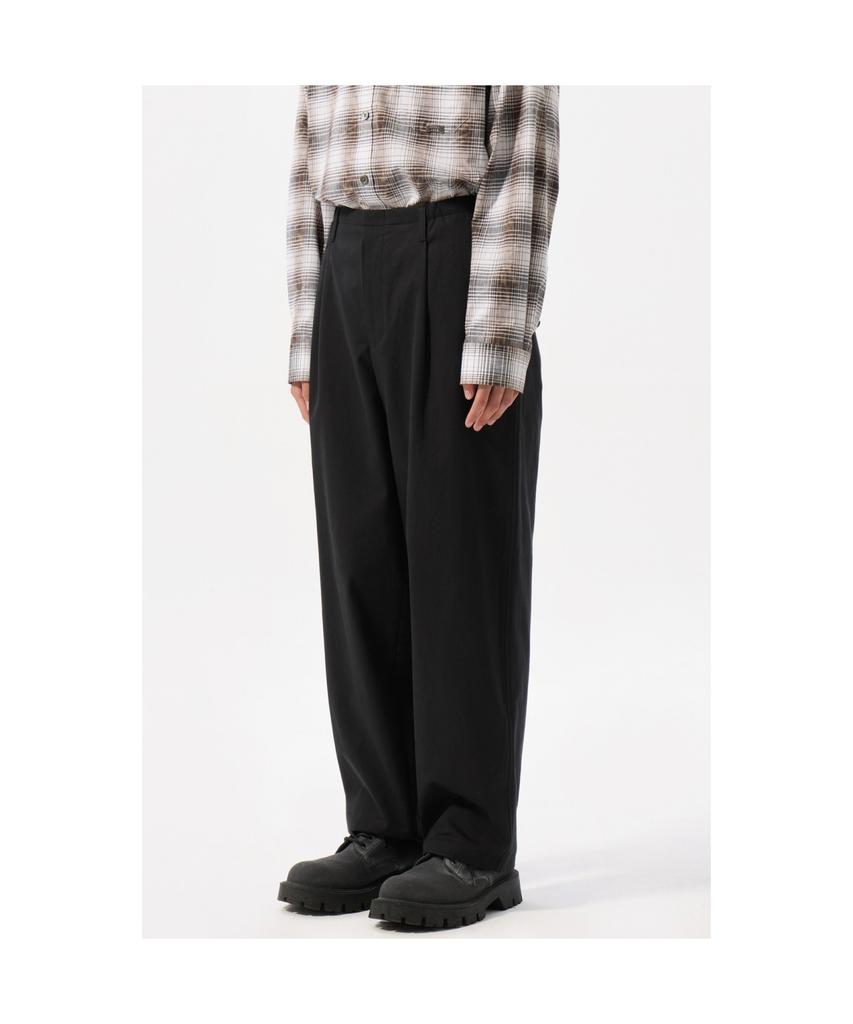 Keoseuuteommellou Black Wide Fit Cotton Setup Pants Cwpas25242Bkx