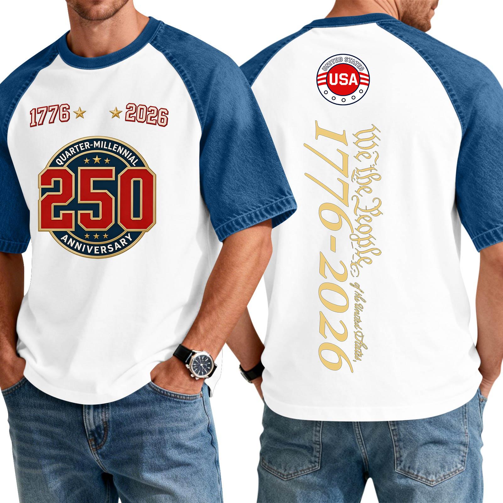 

Men s Denim Patchwork Shirt, Casual Short-sleeved Comfortable T-shirt, Fashionable For Spring And Summer. XL